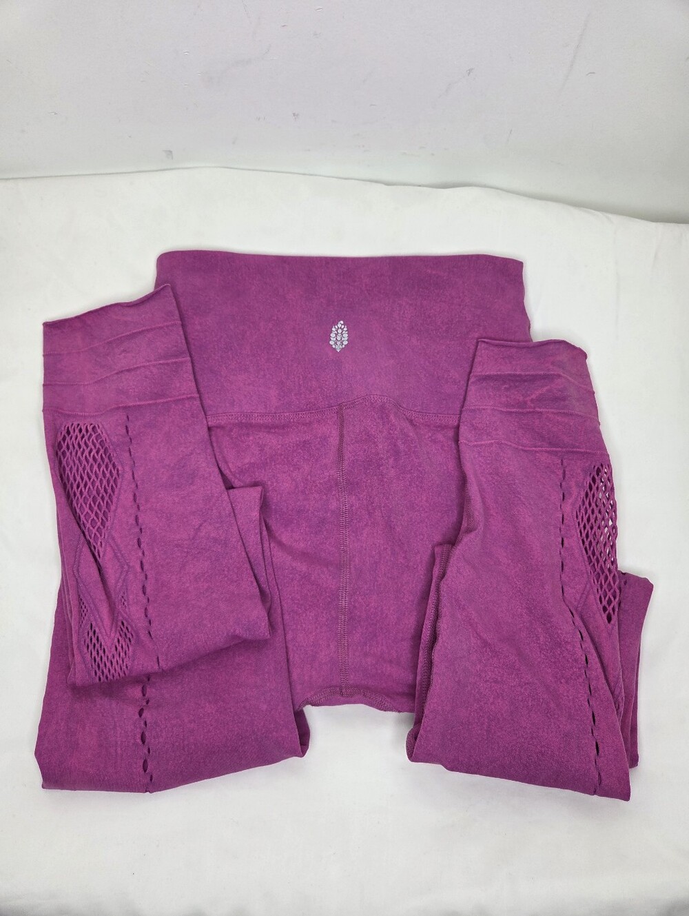 Free People Size M Movement Seamless High-Waist Berry Pink Sport Leggings - Picture 4 of 12
